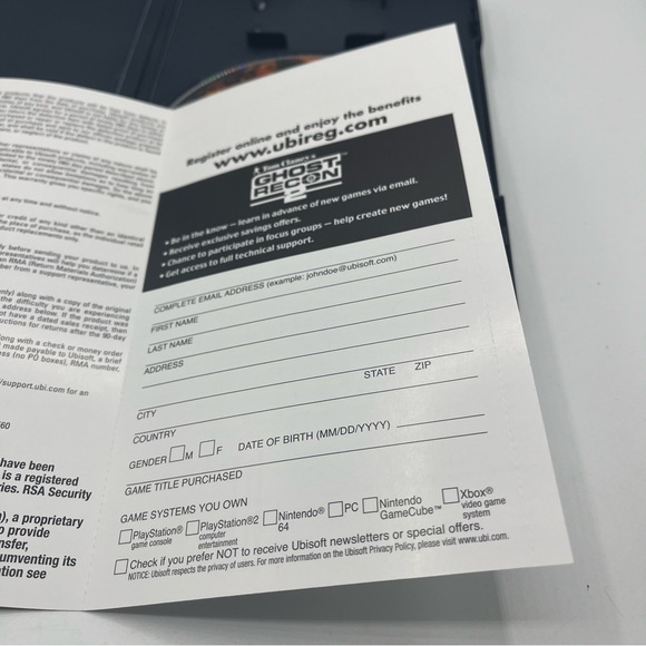 Tom Clancy's Ghost Recon 2 (Sony PlayStation 2, 2004) CIB. Tested. - Picture 9 of 12